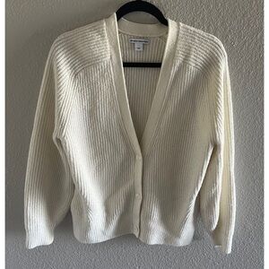 Amazon Essentials Women's Ivory Cardigan Sweater Large